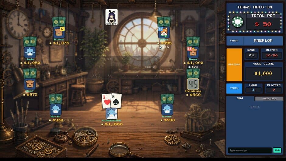Скриншот 11 из Pixel Texas Hold'em