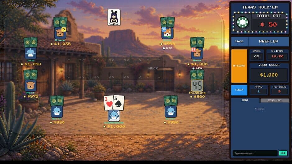 Скриншот 2 из Pixel Texas Hold'em