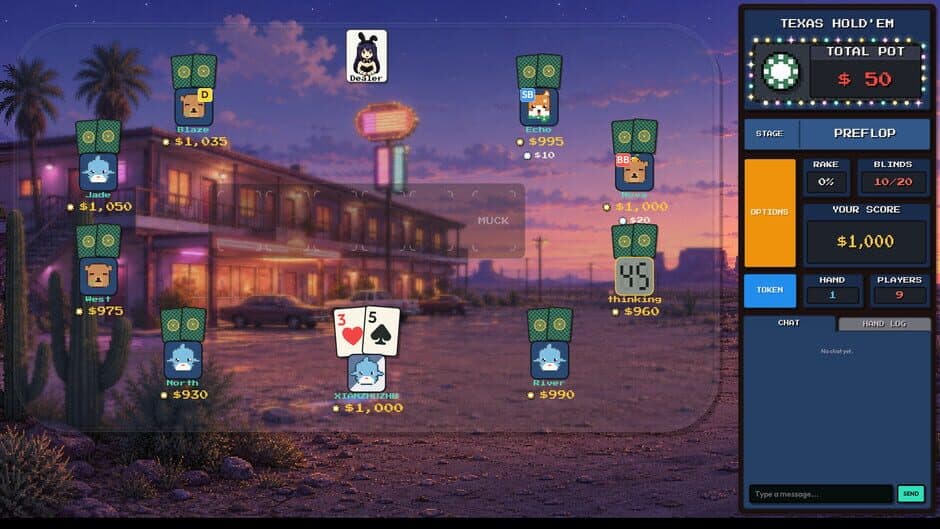 Скриншот 4 из Pixel Texas Hold'em