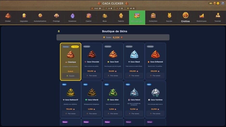 Скриншот 1 из Caca Clicker
