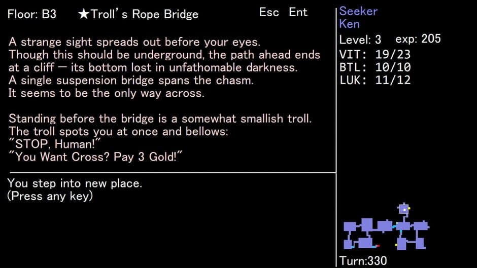 Скриншот 4 из Text Dungeon: The Ring of Life