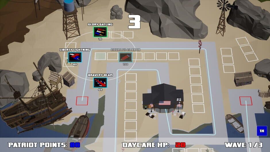 Скриншот 1 из Illegal Alien Tower Defense