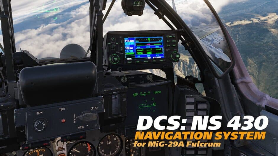 Скриншот 1 из DCS World: NS 430 Navigation System for MiG-29A Cockpit