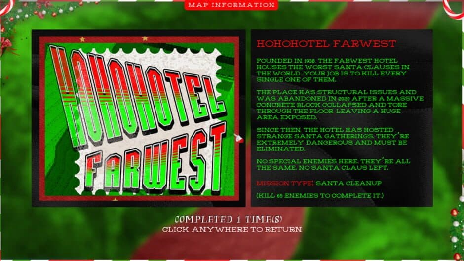 Скриншот 1 из Festive Themed Santa Killer Simulator