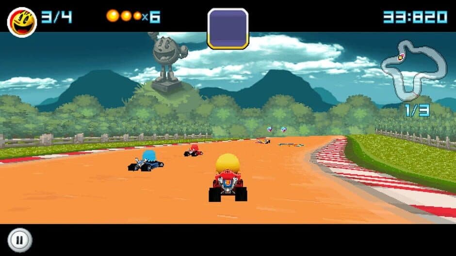 Скриншот 1 из Pac-Man Kart Rally