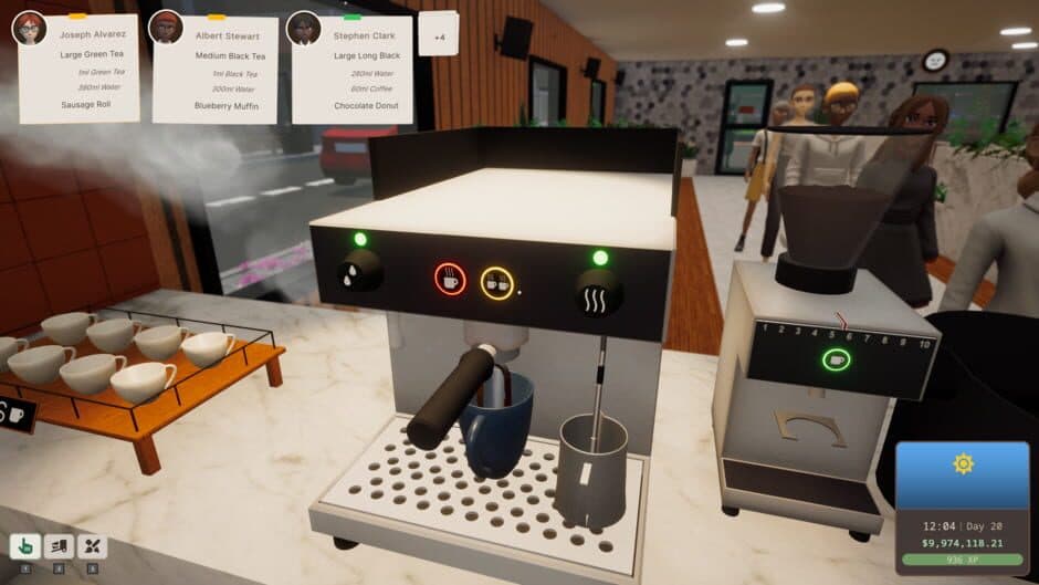 Скриншот 4 из Cup and Counter: Coffee Shop Simulator