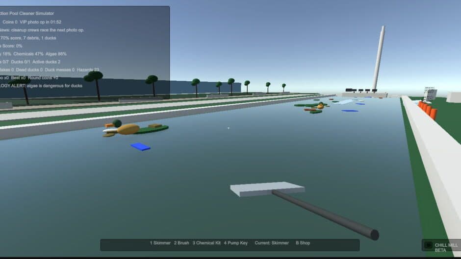 Скриншот 2 из Reflection Pool Cleaner Simulator