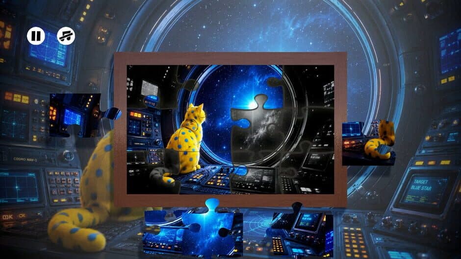 Скриншот 4 из Puzzles: Space Cats