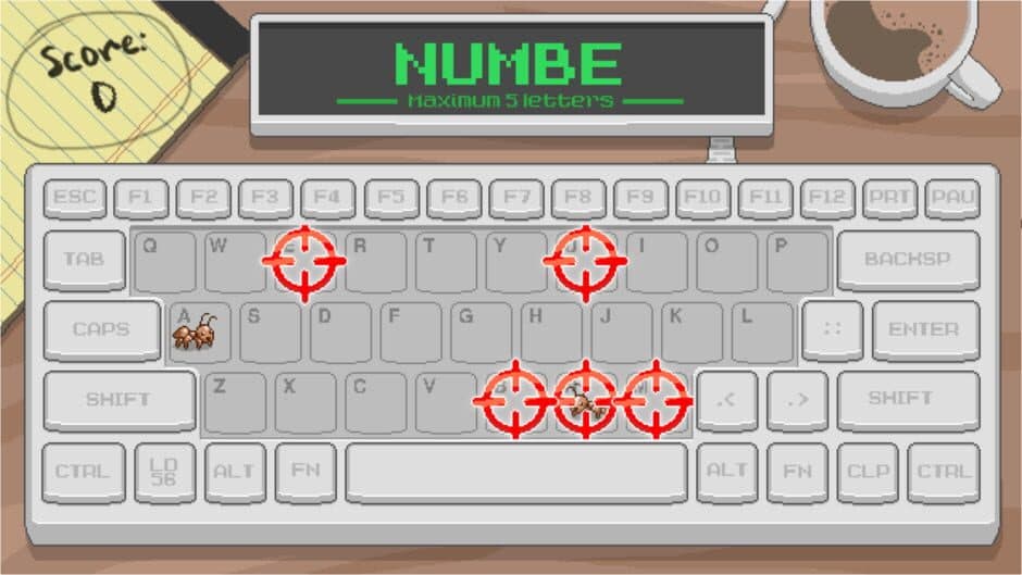 Скриншот 1 из My Keyboard is Full of Ants!