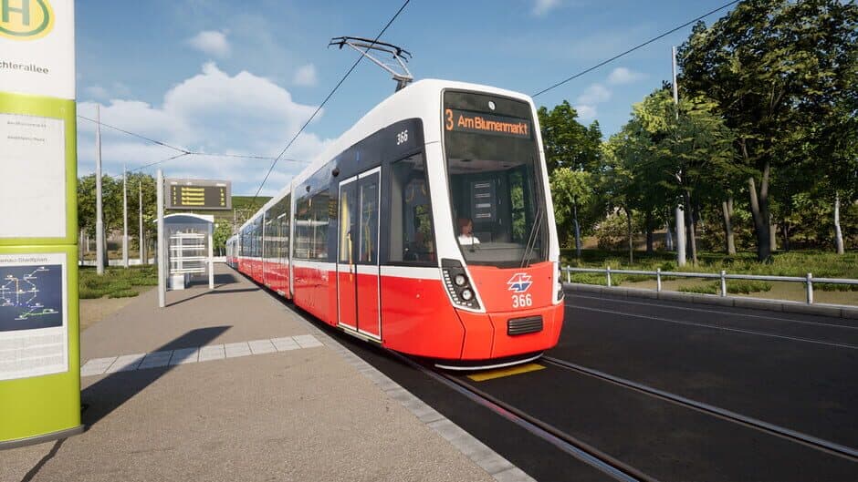 Скриншот 9 из City Transport Simulator 2026: Tram DLC - Flexity Vienna