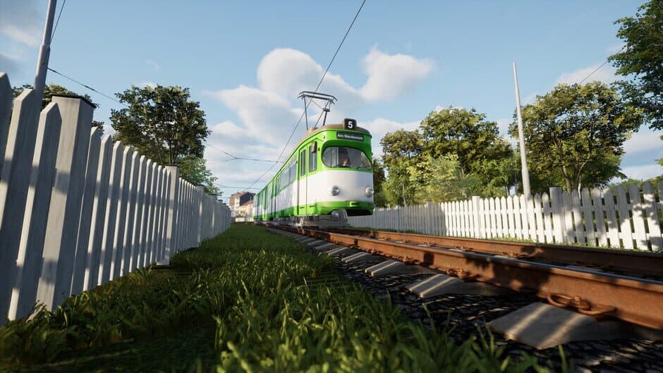 Скриншот 4 из City Transport Simulator 2026: Tram DLC - GT8N Mannheim