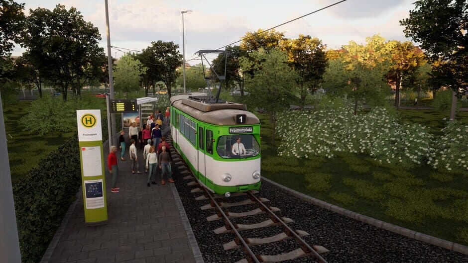 Скриншот 6 из City Transport Simulator 2026: Tram DLC - GT8N Mannheim