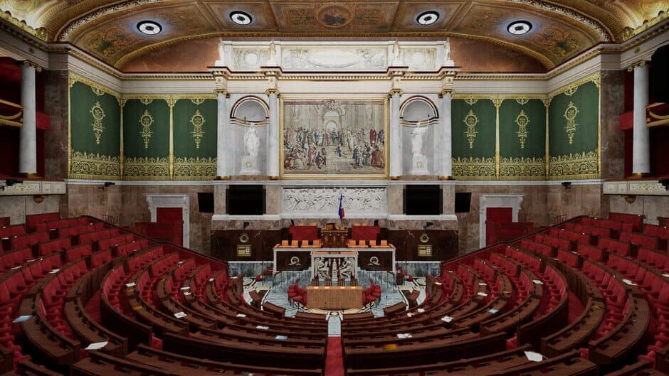 Скриншот 1 из Visite virtuelle de l'Assemblée nationale