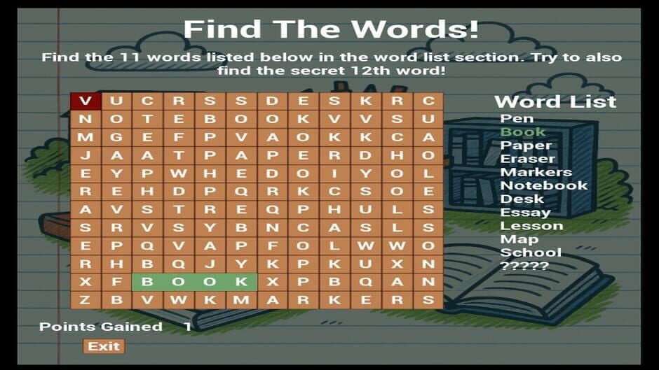 Скриншот 1 из WordGrid Search