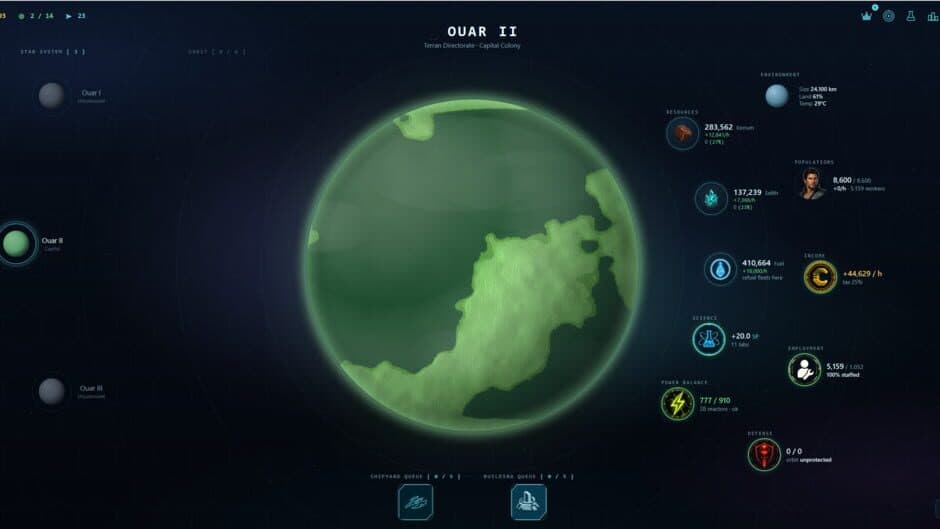 Скриншот 1 из SpaceCiv