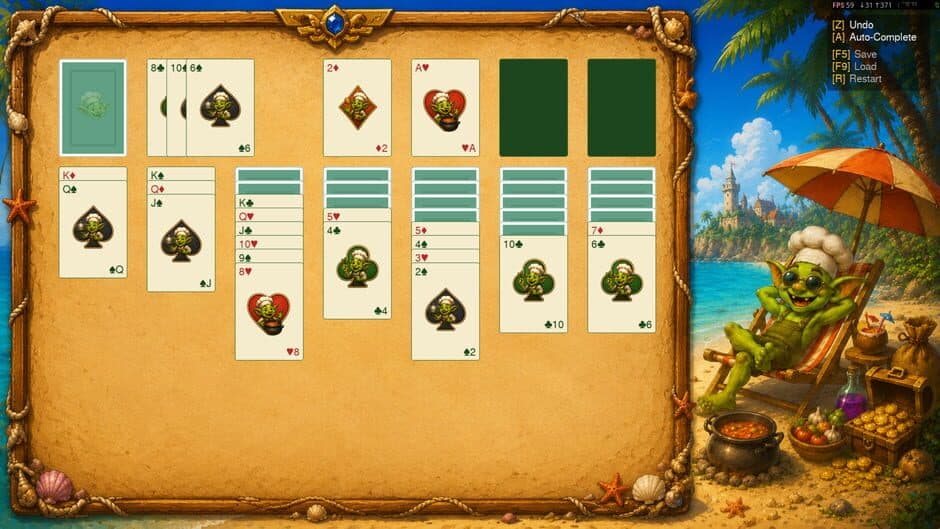 Скриншот 1 из Goblin Solitaire