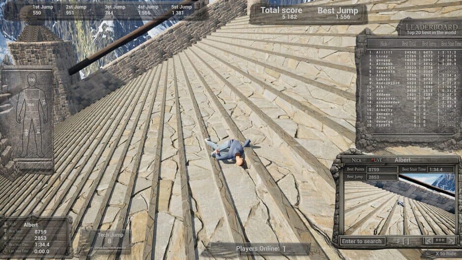 Скриншот 1 из Down the Stairs: The Game