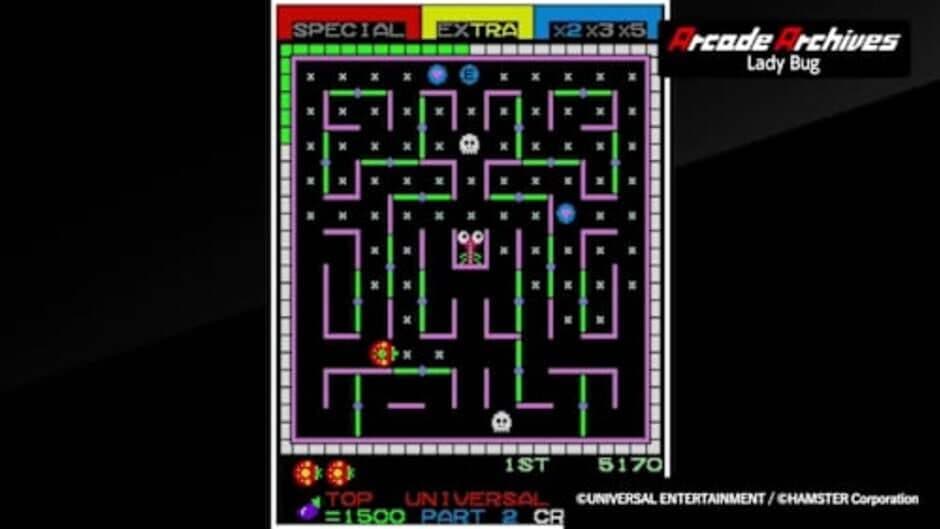 Скриншот 3 из Arcade Archives: Lady Bug