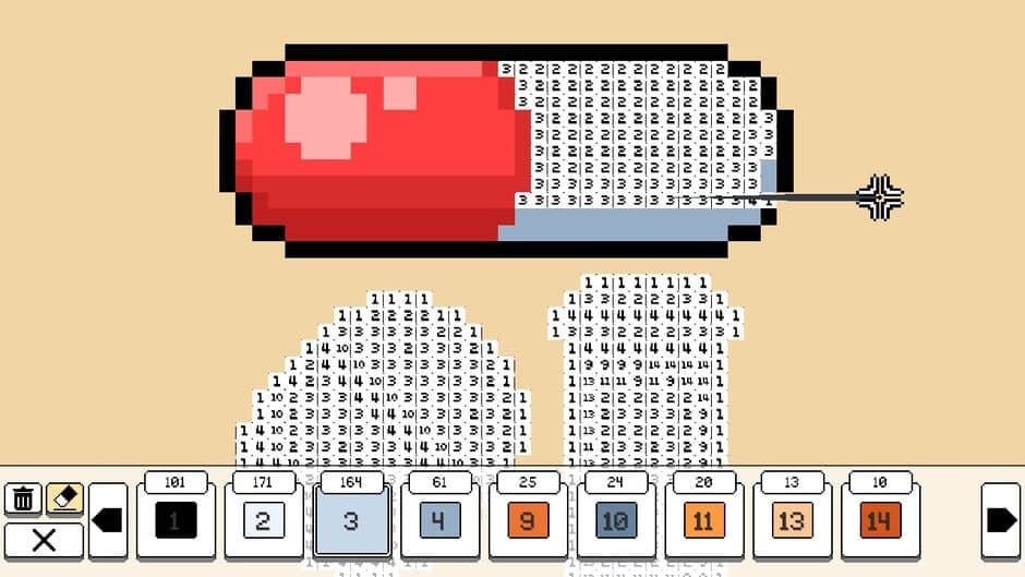 Скриншот 4 из Coloring Pixels: Collection 7