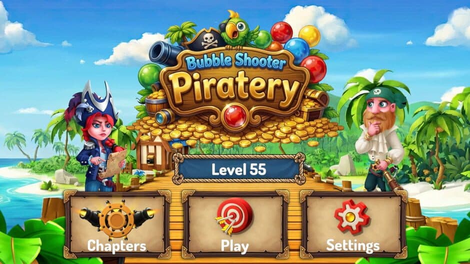 Скриншот 1 из Bubble Shooter Piratery