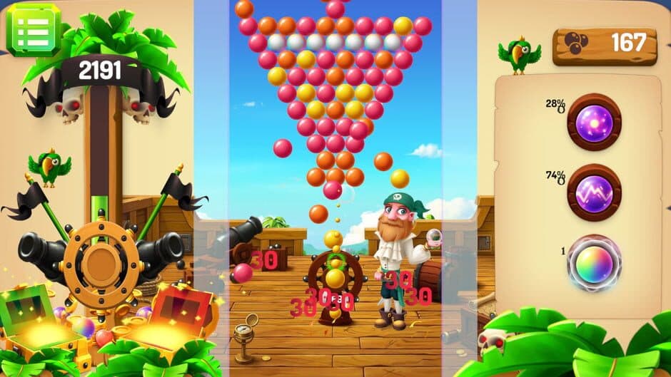 Скриншот 5 из Bubble Shooter Piratery