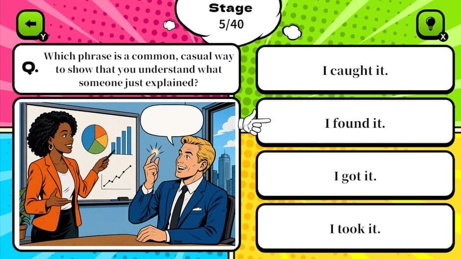Скриншот 1 из Manga English Native Phrase Quiz