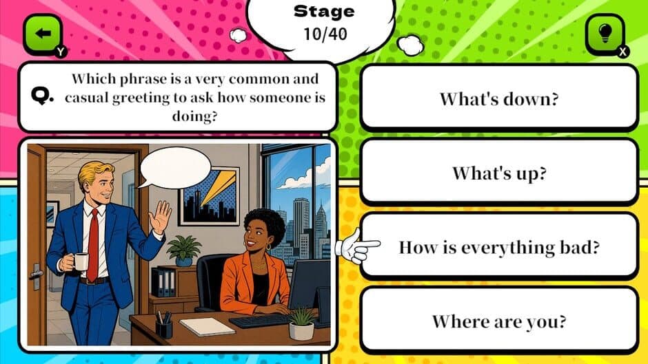Скриншот 2 из Manga English Native Phrase Quiz