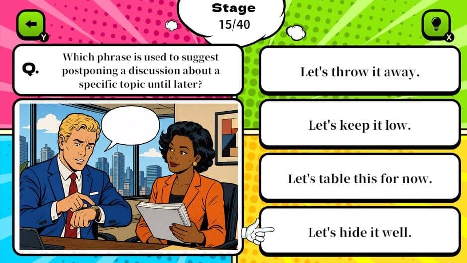 Скриншот 3 из Manga English Native Phrase Quiz