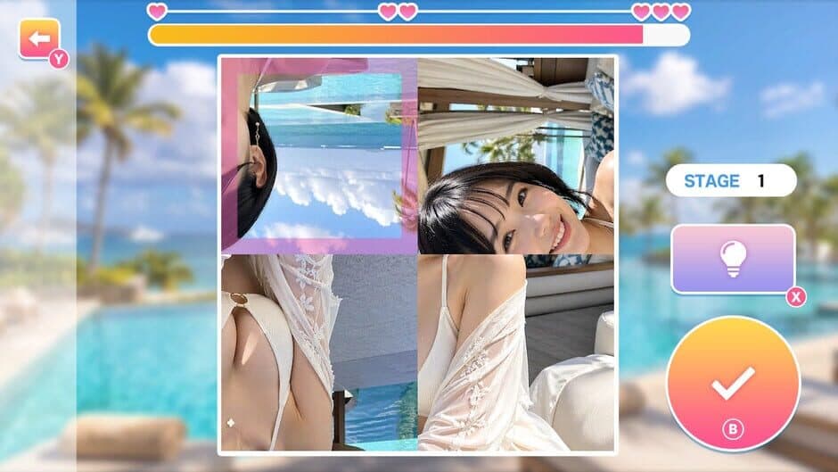 Скриншот 1 из Resort Beauties: Hentai Photo Puzzle