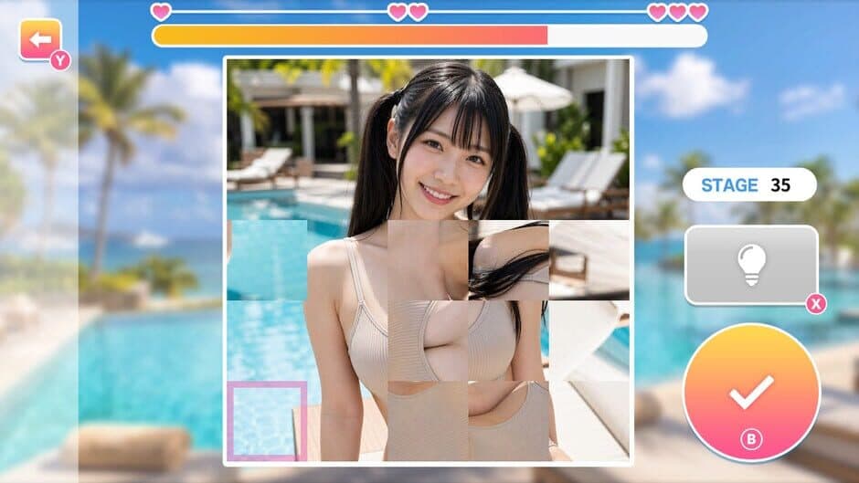 Скриншот 2 из Resort Beauties: Hentai Photo Puzzle