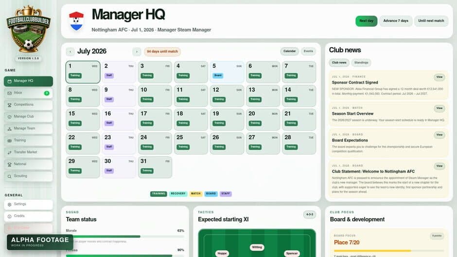Скриншот 6 из Football Club Builder