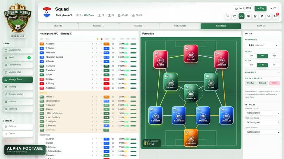 Скриншот 3 из Football Club Builder