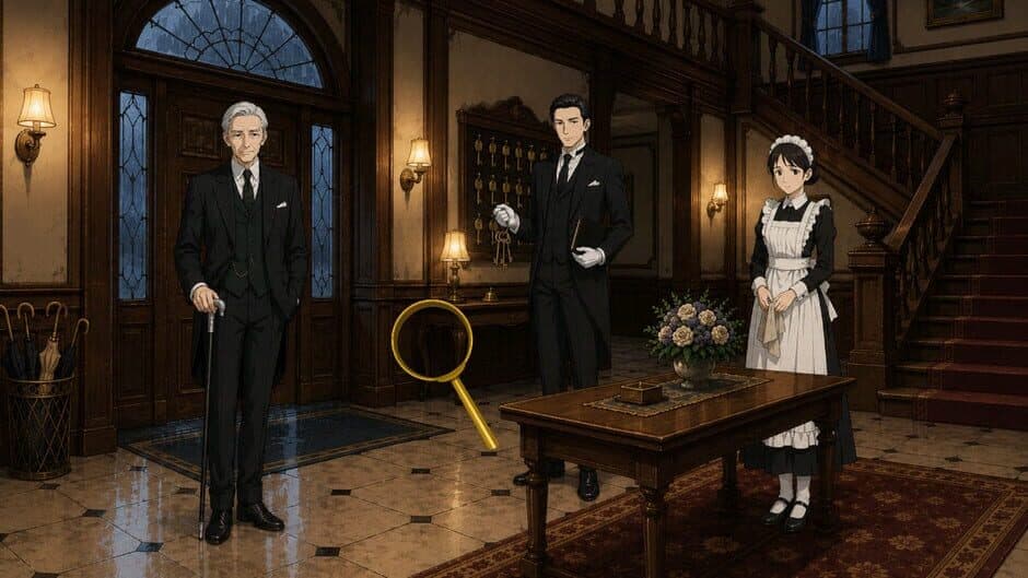 Скриншот 1 из Mystery at Rainy Night Manor: The Missing Invitation