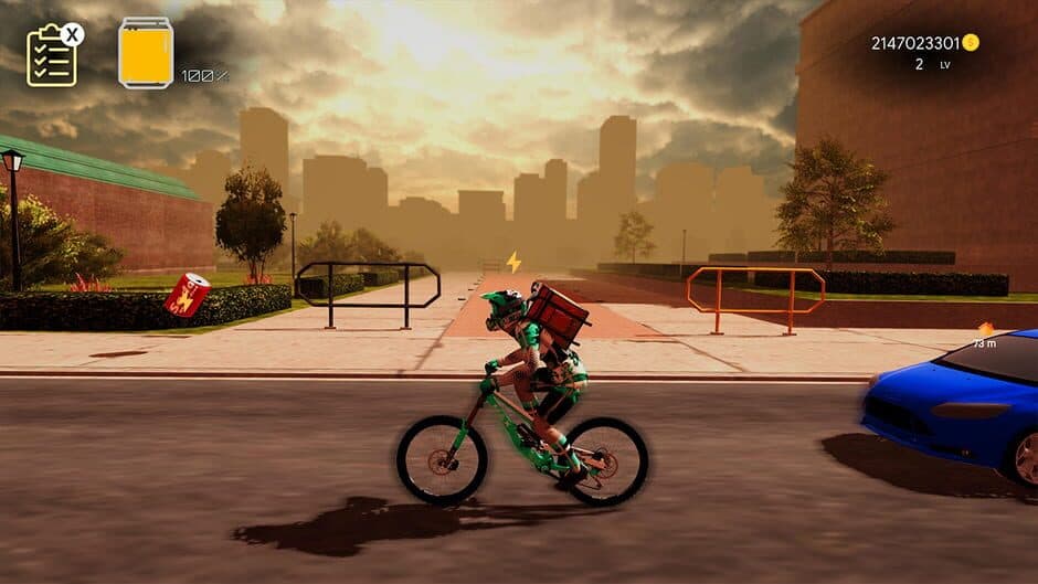 Скриншот 2 из Bike Food Delivery Simulator