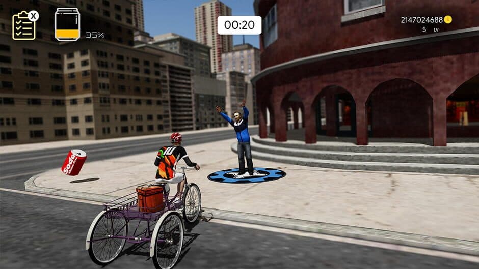 Скриншот 4 из Bike Food Delivery Simulator
