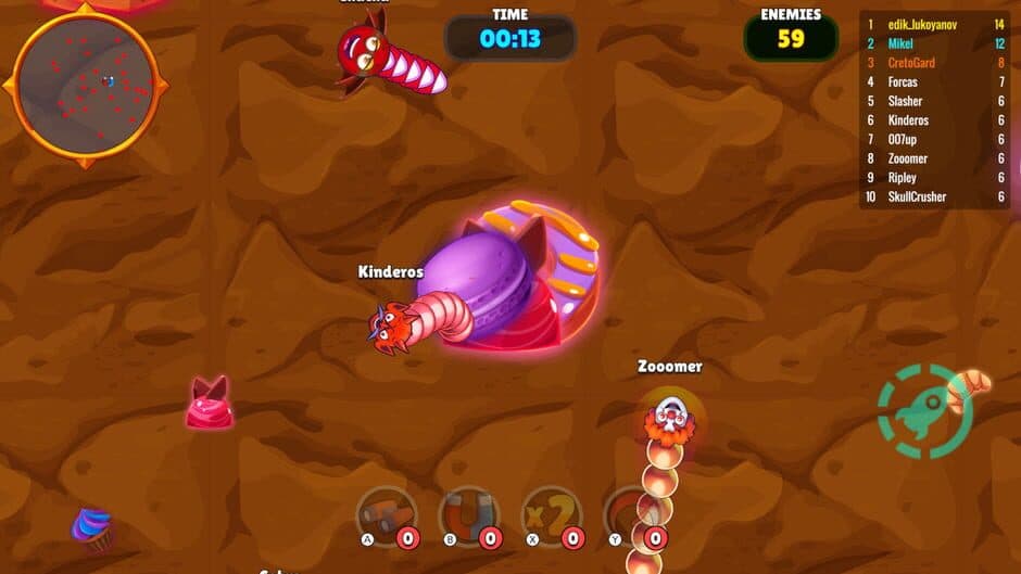 Скриншот 1 из Brawl Snakes