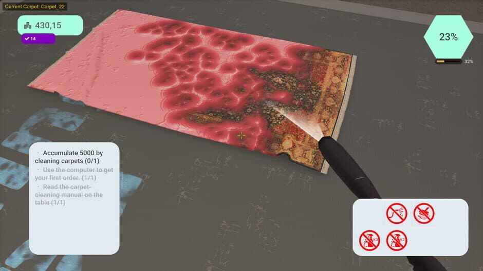 Скриншот 1 из Carpet Cleaning Master