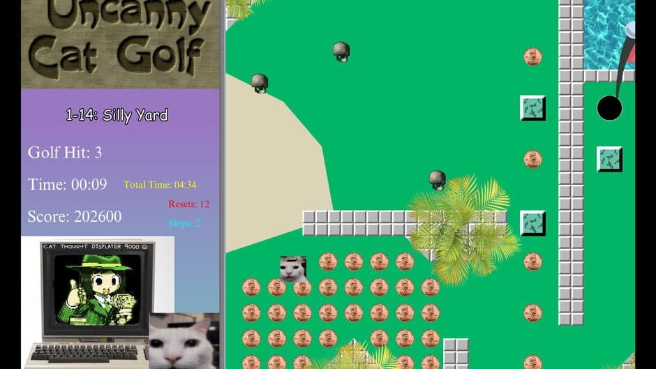 Скриншот 1 из Uncanny Cat Golf