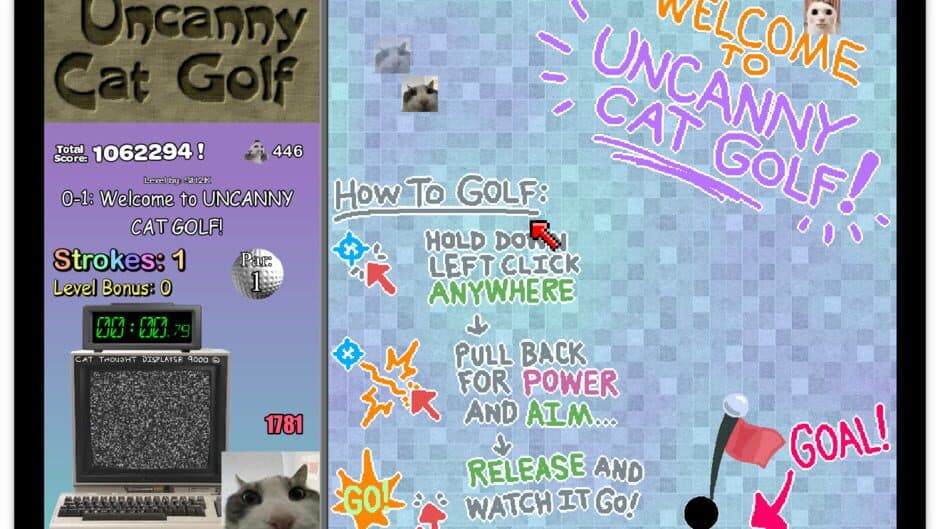 Скриншот 4 из Uncanny Cat Golf