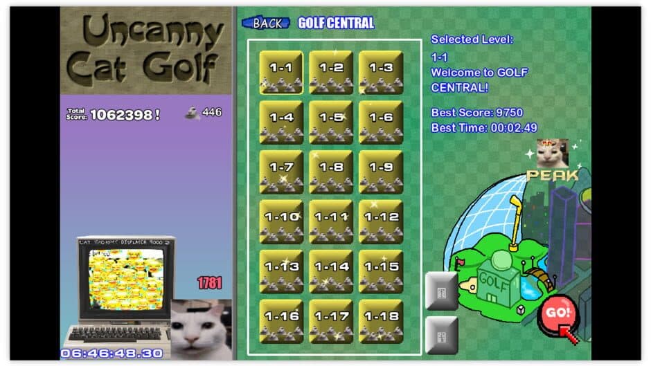 Скриншот 5 из Uncanny Cat Golf