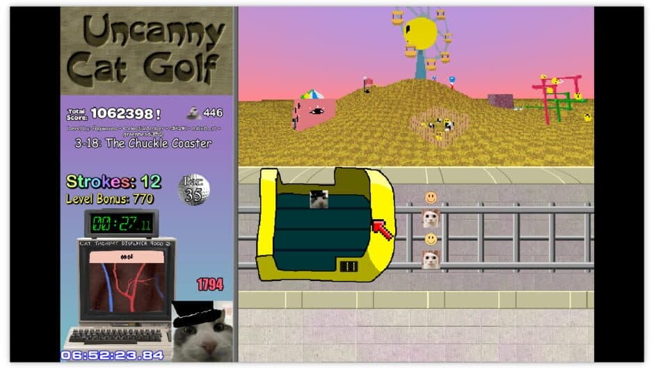 Скриншот 8 из Uncanny Cat Golf