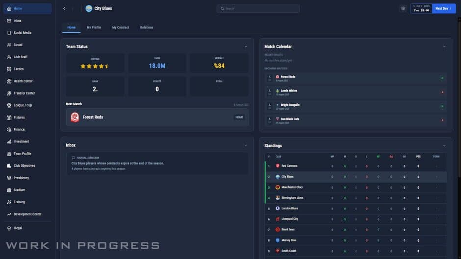 Скриншот 1 из Pro Soccer Manager 27