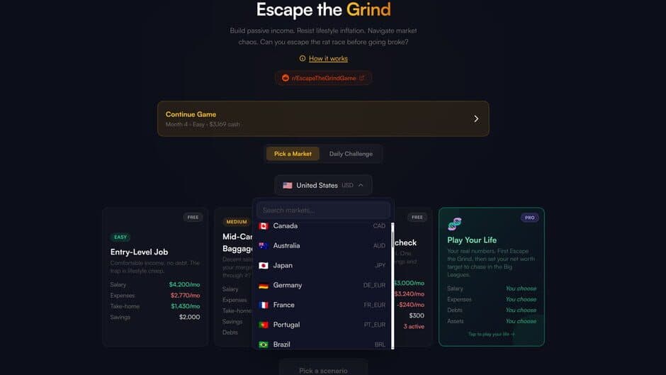 Скриншот 2 из Escape the Grind