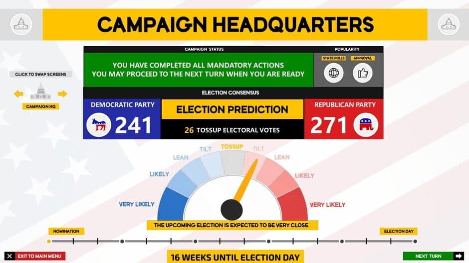 Скриншот 1 из The Political Simulator