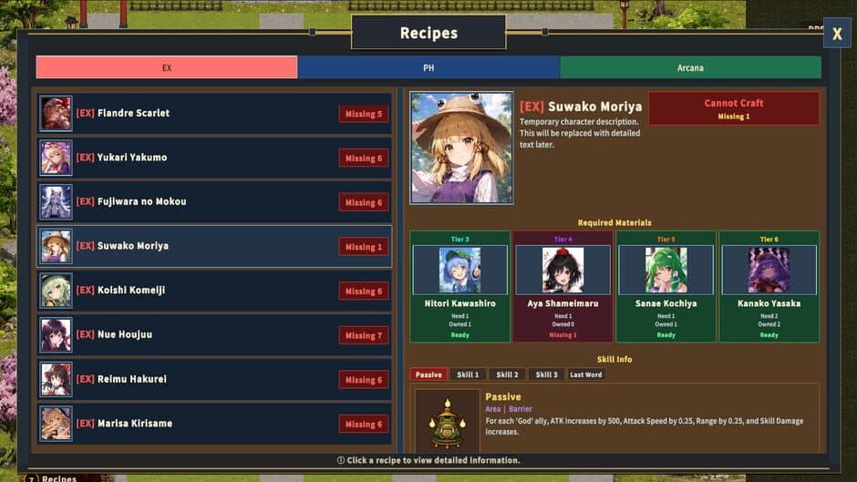 Скриншот 1 из Touhou Defense Tale: AI Test in Touhou