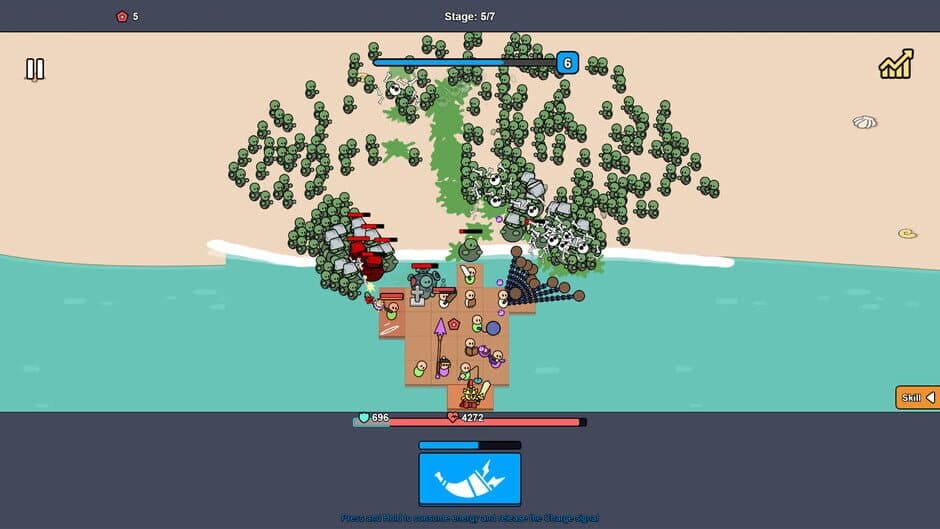Скриншот 1 из Beach Defense: Zombie Invasion