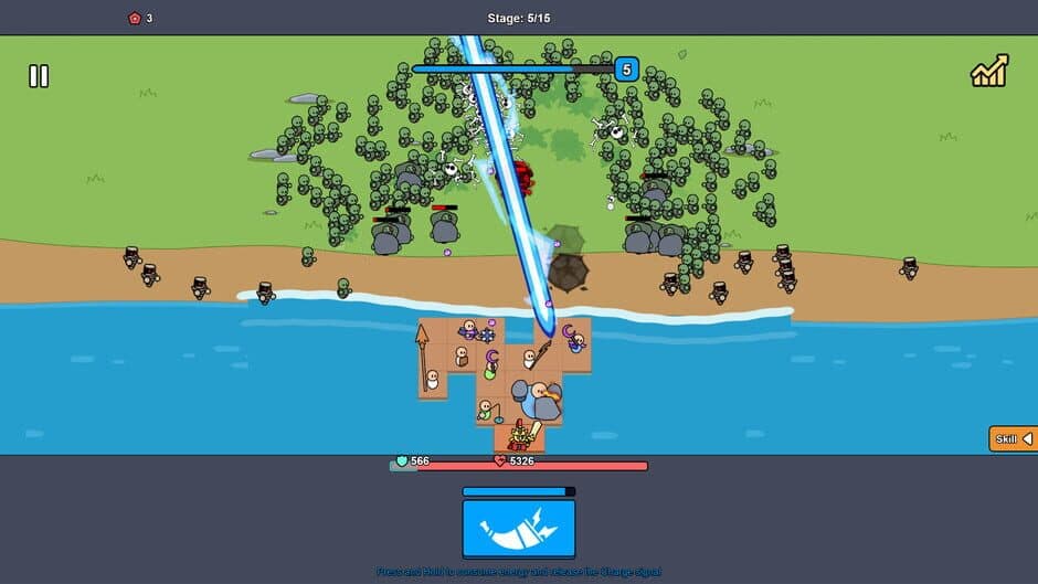Скриншот 2 из Beach Defense: Zombie Invasion