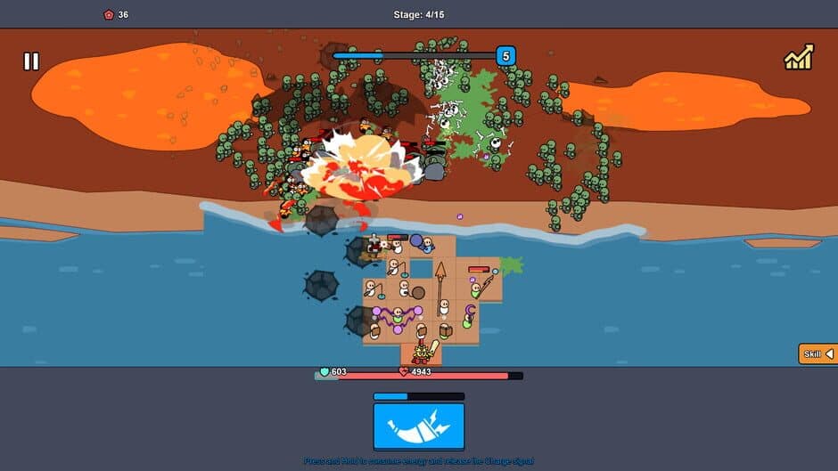 Скриншот 3 из Beach Defense: Zombie Invasion