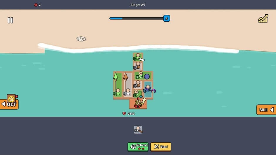 Скриншот 6 из Beach Defense: Zombie Invasion