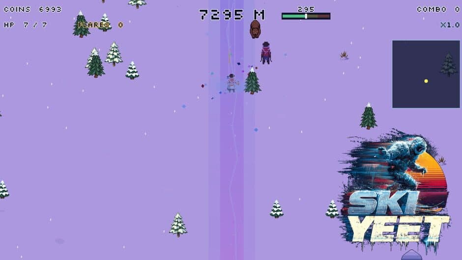 Скриншот 1 из Ski Yeet